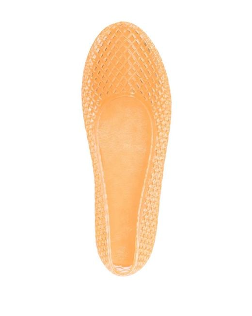 Ancient Greek Sandals Natural Ballerines Iro Jelly
