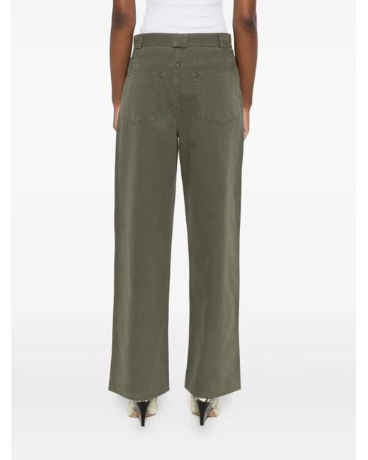 Anine Bing Green Grayson Pant
