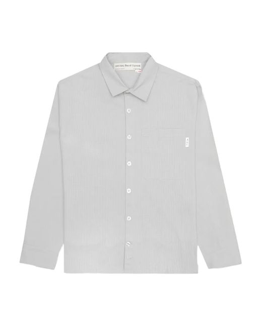 Camicia Con Taschino di Advisory Board Crystals in White da Uomo