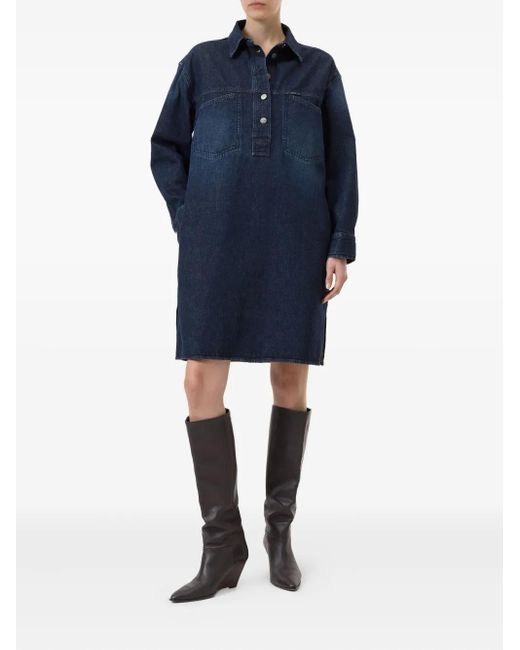 Closed Blue Denim Shirt Dress