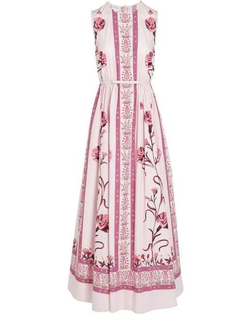 Giambattista Valli Pink Kleid Mit Blumen-Print