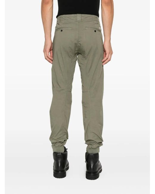 C P Company Gray Panelled Trousers for men