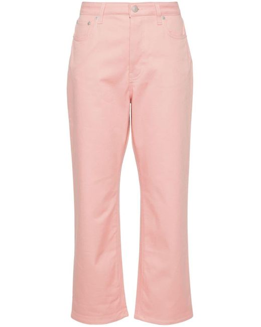 Jeans dritti con perline di Fabiana Filippi in Pink