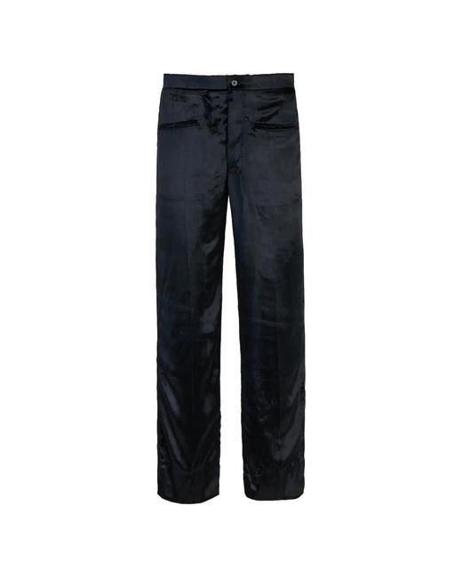 Giuliva Heritage Blue Amedeo Straight-Leg Trousers for men