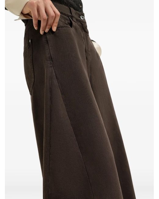 Brunello Cucinelli Brown Wide Trousers