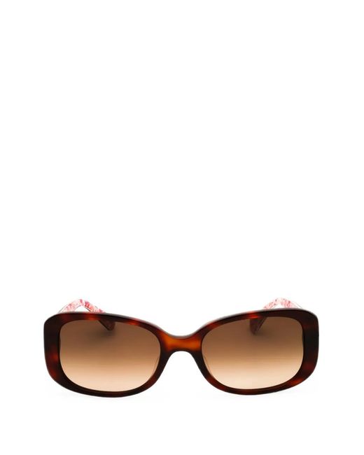 Kate Spade Brown Dionna Rectangle-Frame Sunglasses