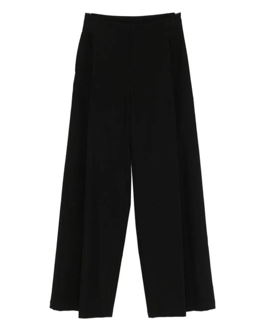 ELEH Black Stretch-Design Pants