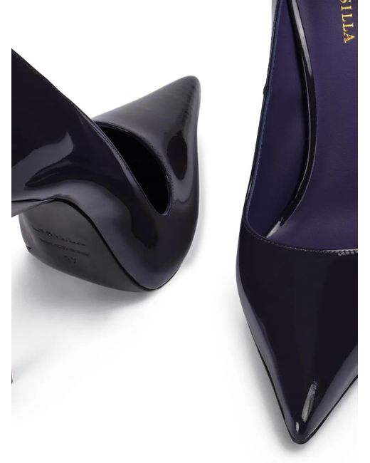Le Silla Blue 120Mm Bella Pointed-Toe Pumps