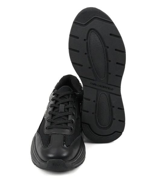 Zapatillas con cordones Karl Lagerfeld de hombre de color Black