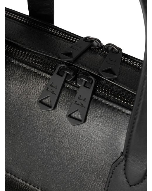 Paul Smith Black Zip-Fastening Pocket Briefcase for men
