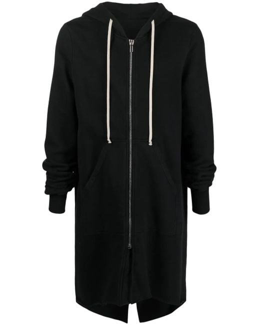 Rick Owens Black Fishtail Parka With Hood for men
