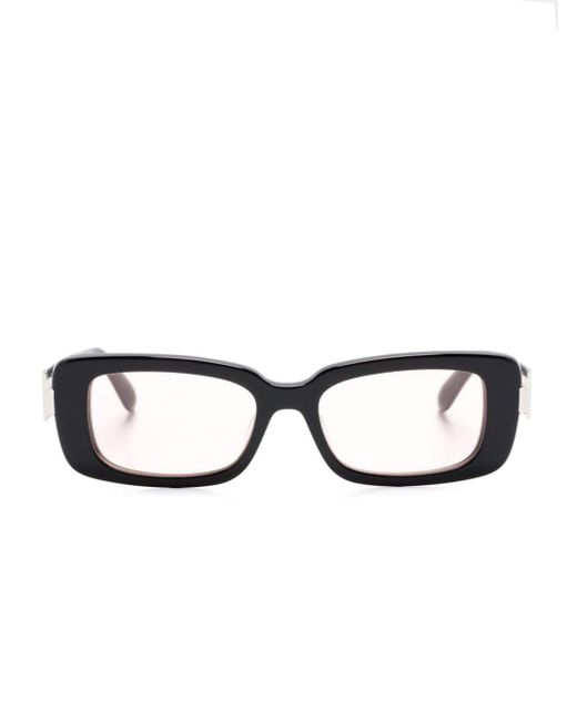 Ferragamo Black Rectangle-frame Sunglasses