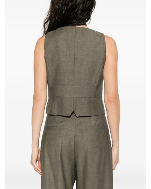 Gilet Con Decorazione di Marella in Green