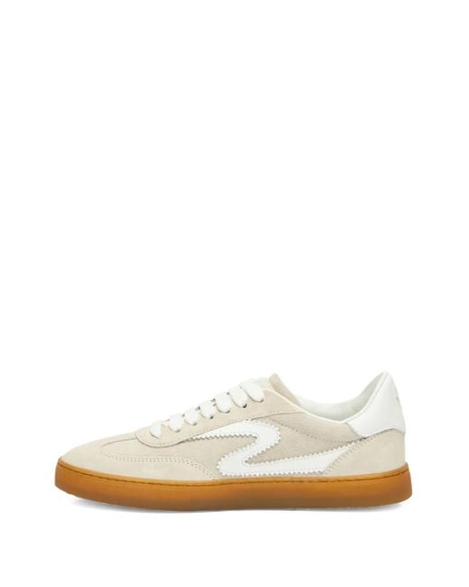 Stuart Weitzman White Runaround Sneakers
