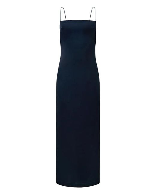 Paris Georgia Black Phoebe Slip Midi Dress