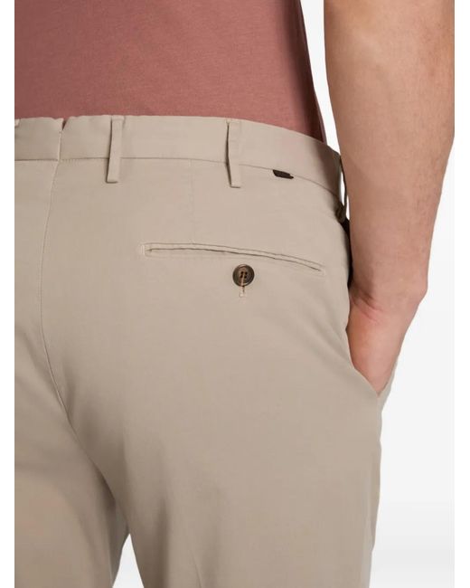 Incotex White Button Trousers for men