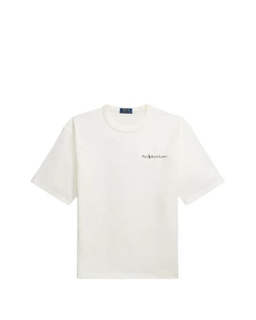 Polo Ralph Lauren White Logo-Detail T-Shirt for men