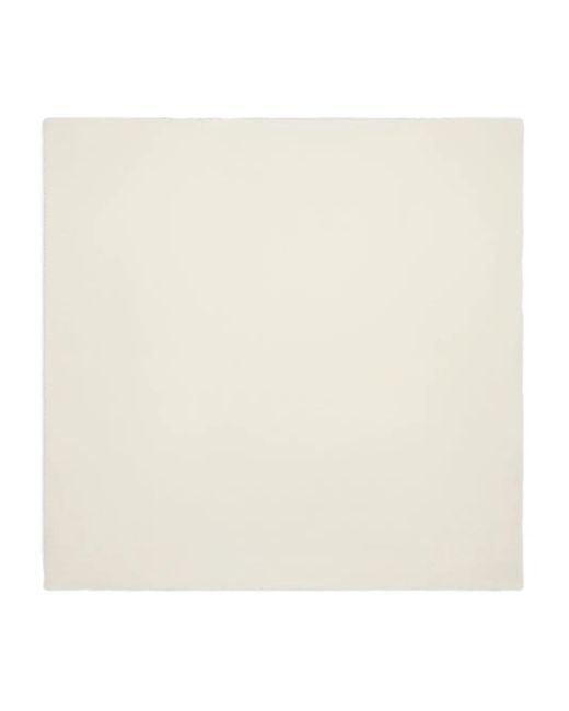 Etro White Jacquard Shawl