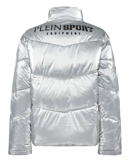 Philipp Plein Gray Puffer for men