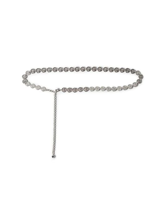 Claudie Pierlot White Cp Medallion Chain Belt