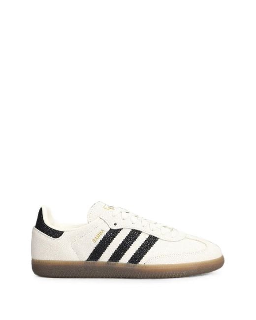 Adidas White Samba Og Sneakers