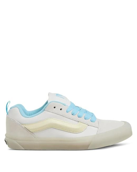 Vans Blue Knu Skool Glow Low-Top Snaekers for men