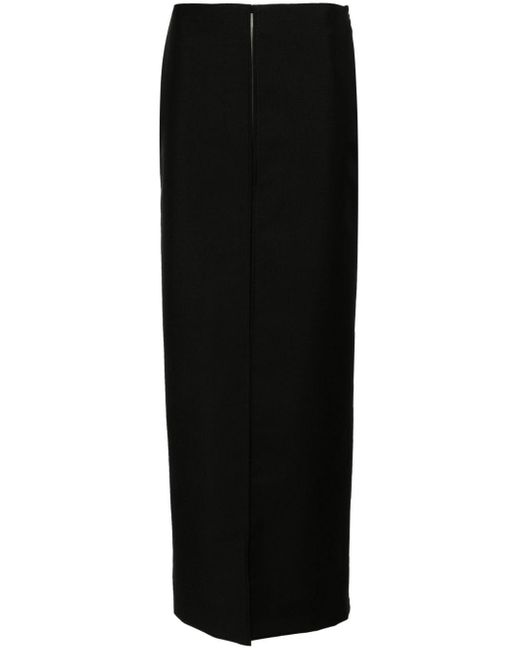 Givenchy Black Wool-mohair Pencil Skirt - Women's - Mohair/wool