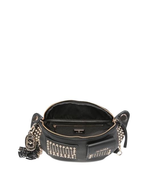 La Carrie Planets Schoudertas Met Kwastje En Studs in het Black