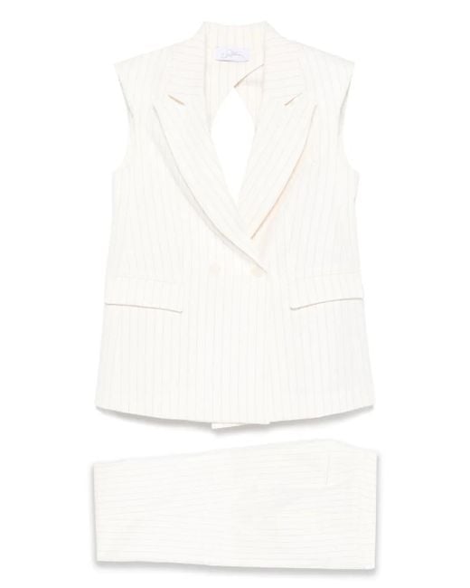 So Allure ストライプ スーツ White
