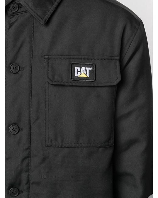 Heron Preston Black X Cat Coach Jacket for men