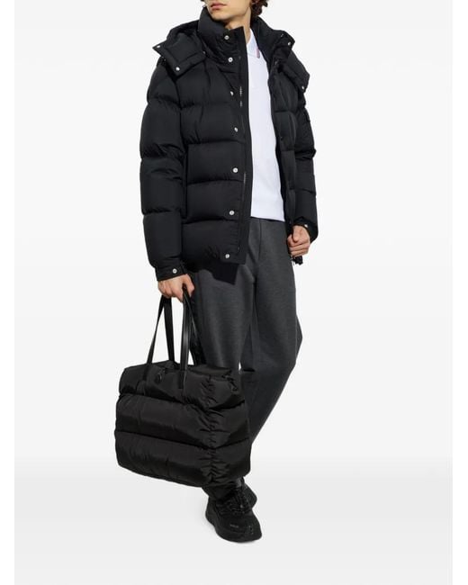 Moncler Gray Logo-Patch Track Pants for men