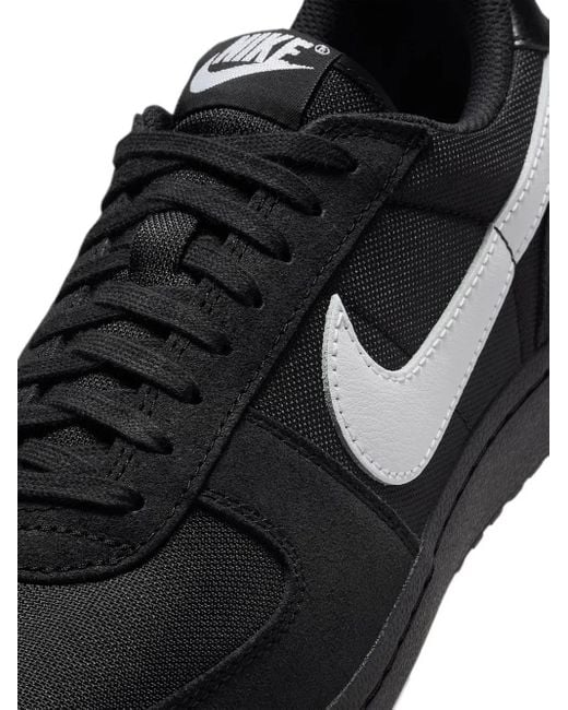 Nike Black Field General Swoosh Sneakers