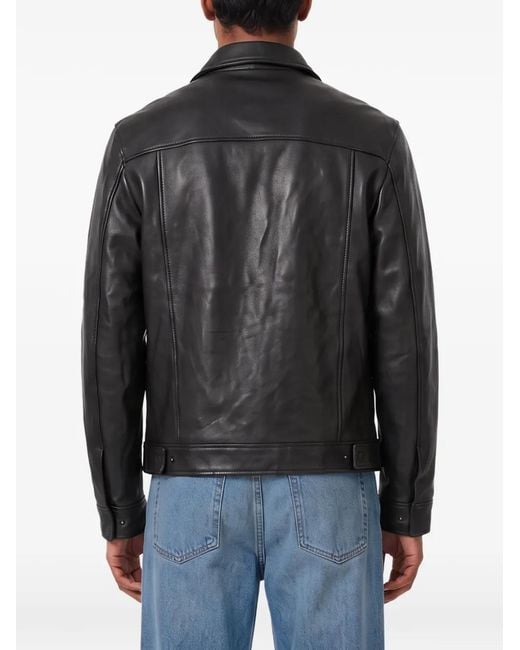 Jonathan Simkhai Black Leather Jacket for men