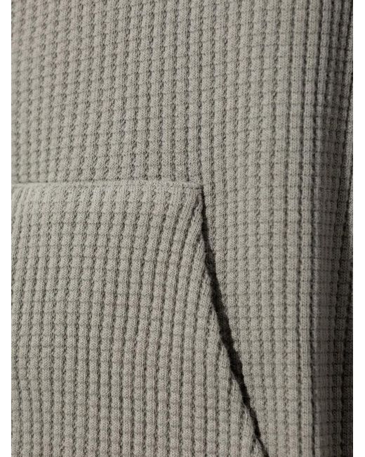 Roa Gray Hooded Zip-Up Sweatshirt for men
