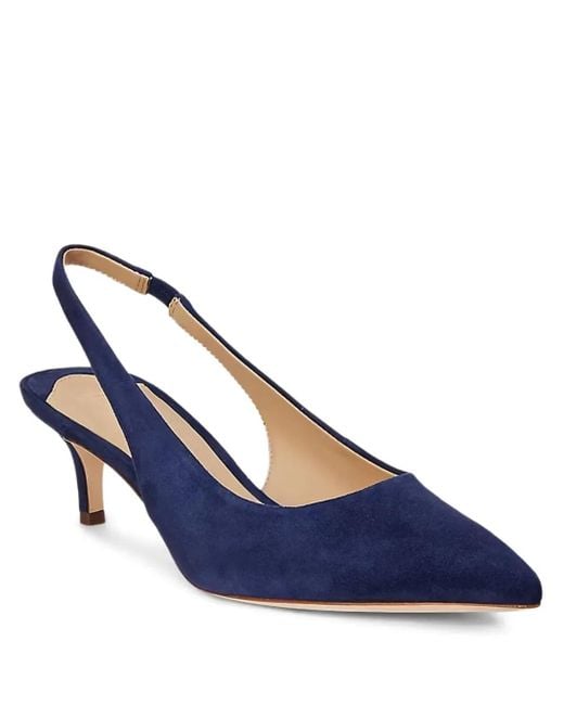 Ralph Lauren スエード パンプス Blue