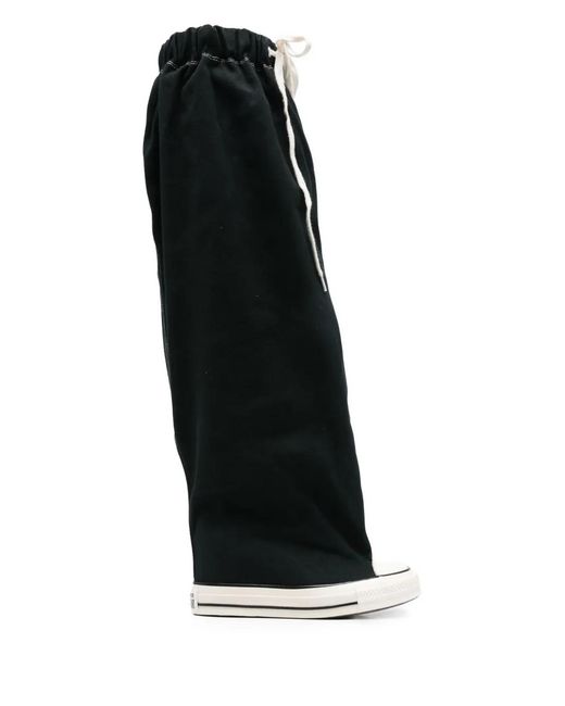 VAQUERA Black X Converse Lace-Up Sneakers