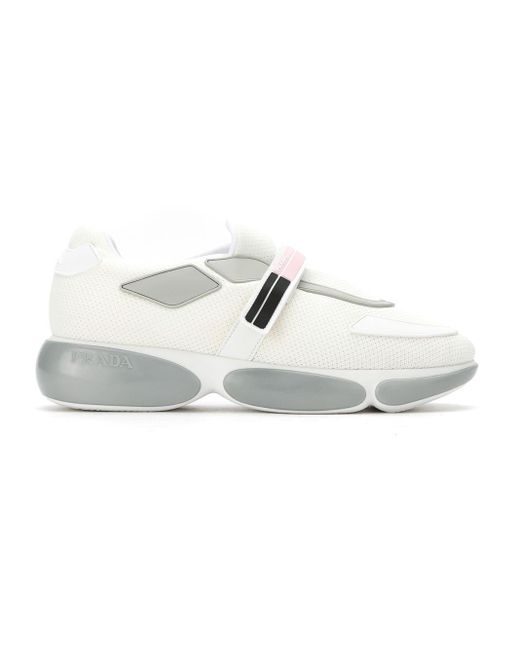 prada cloudbust sneakers white
