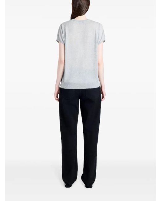 Proenza Schouler Gray Ares Knitted Top