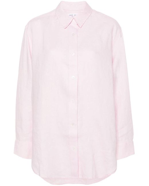 Samsøe & Samsøe Pink Salova Linen Shirt