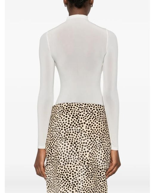 Wolford White Long-Sleeve Top