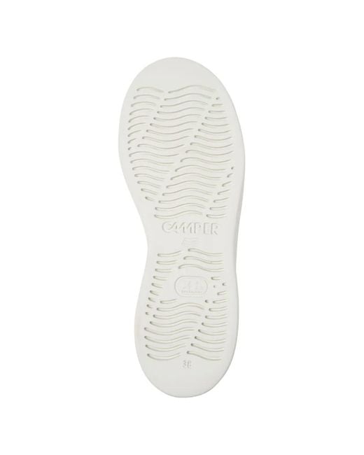 Camper White Runner Up Twins Leather Sneakers