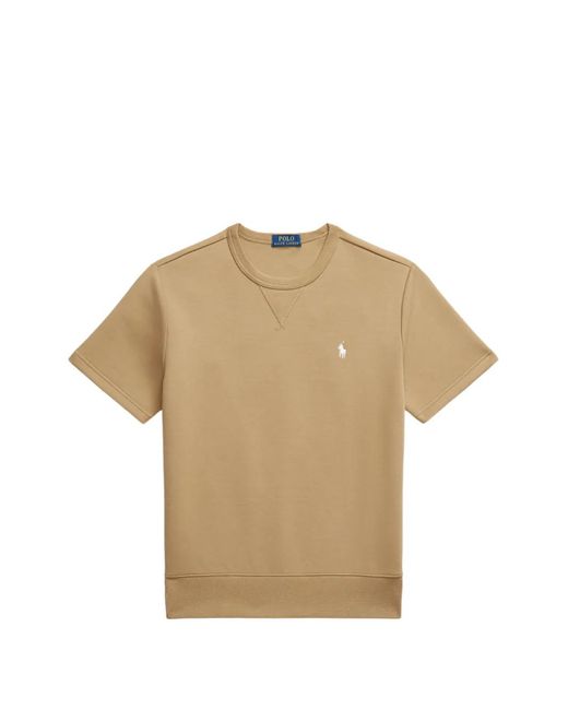 Polo Ralph Lauren Natural Logo-Embroidered Short-Sleeve T-Shirt for men
