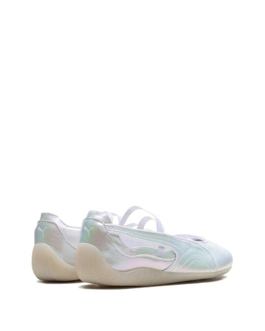 PUMA White Speedcat Ballet "Pearlized