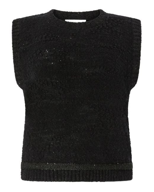 Genny Black Oberteil mit Pailletten