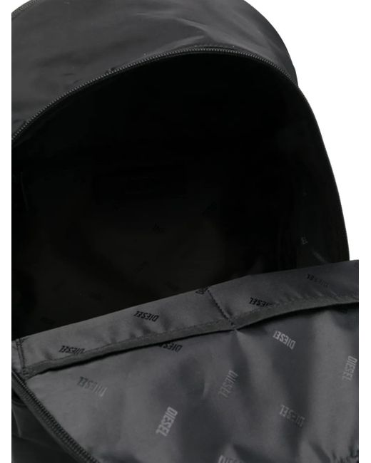 DIESEL Rugzak Met Logoplakkaat in het Black voor heren