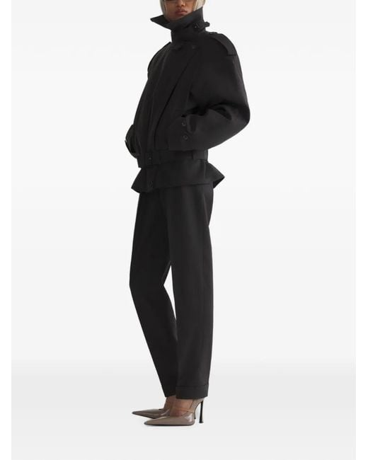 Mugler Black Round Jacket