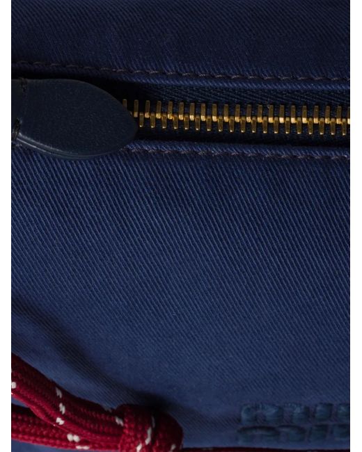 Miu Miu Blue Gabardine Pouch