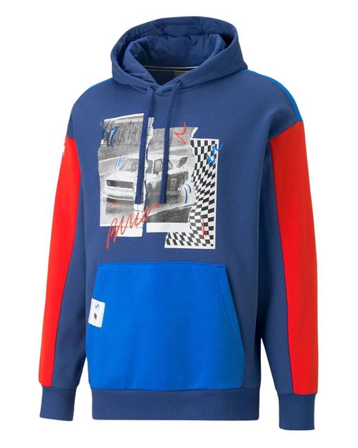 PUMA Blue X Bmw Motorsport Hoodie for men