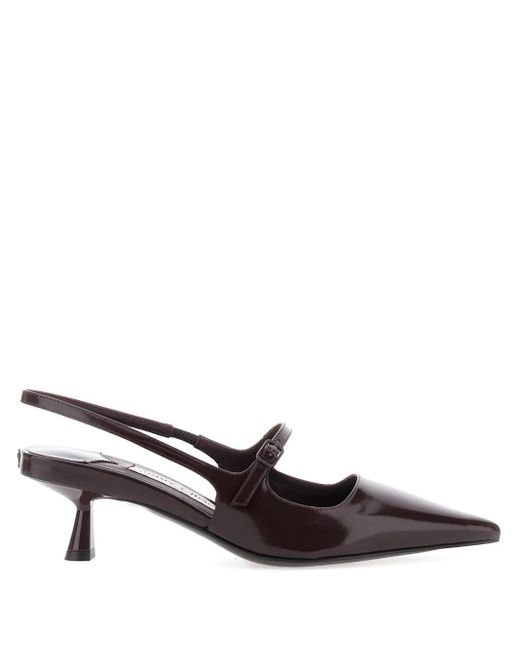 Jimmy Choo Brown 45Mm Didi Slingback Pointed-Toe Pumps