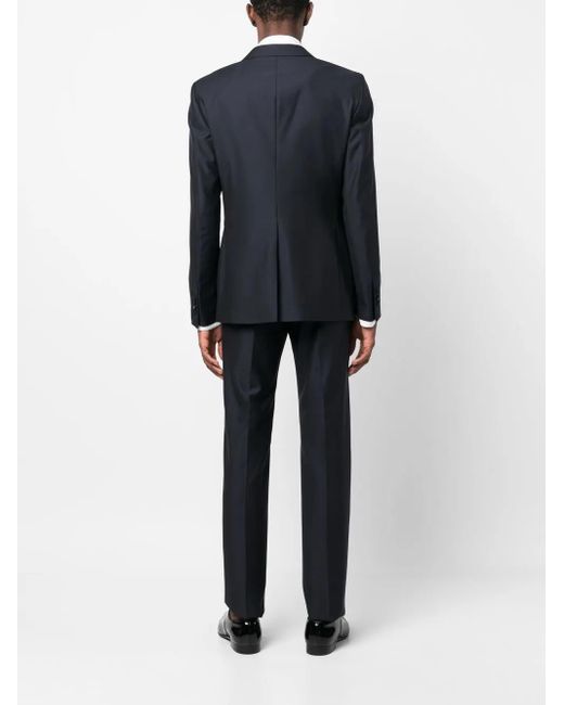 Tagliatore Blue Single-Breasted Two-Piece Suit for men